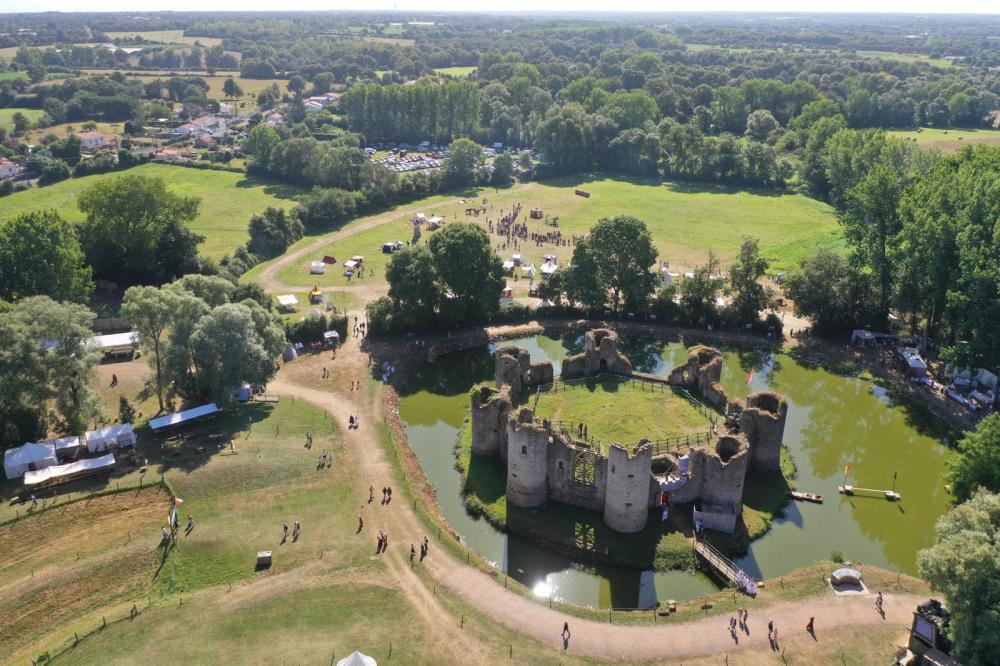 chateau de commequiers drone point de vue altitude