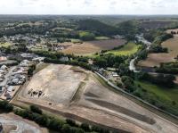 terrassement de la plateforme été 2025
