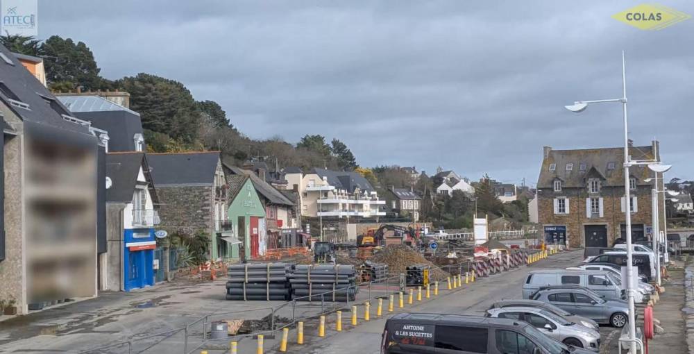 Timelapse quai de Dahouët – début du chantier